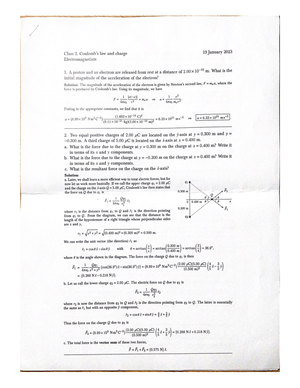 Homework 7 Solution set - Problem Set 7. Circuits and magnetic forces ...