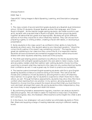D096 Task 1 Fundamentals of Diverse Learners - Task 1- D A. 1. Growing ...