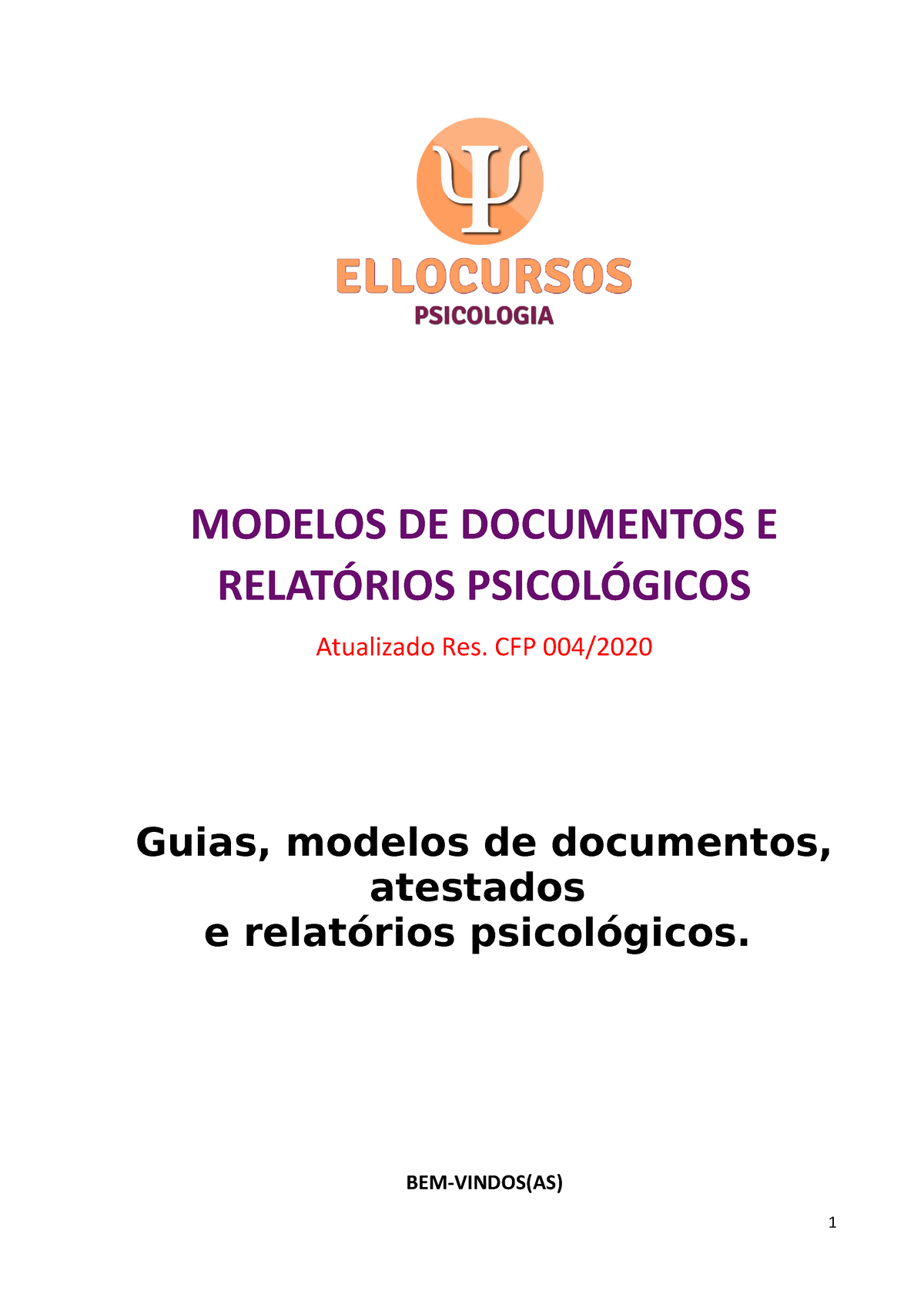 Modelos De Documentos E Relatórios Psicológicos Modelos De Documentos E RelatÓrios 1131