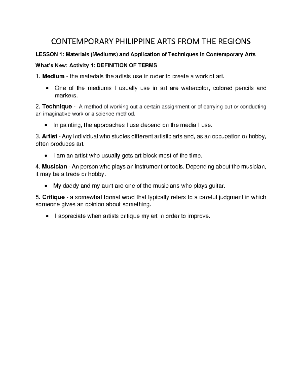 Contemporary Philippine ARTS FROM THE Regions CONTEMPORARY PHILIPPINE