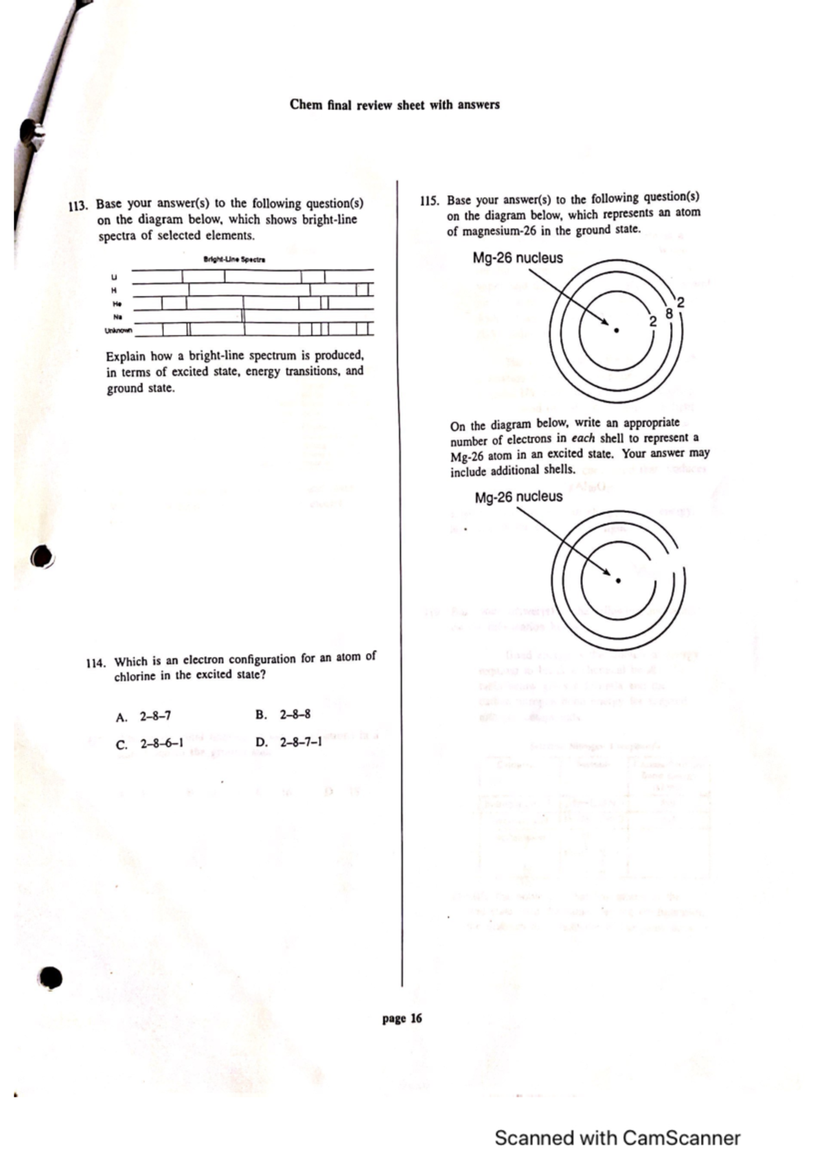 Chem 131 Final Review 2 - CHEM 131 - Studocu