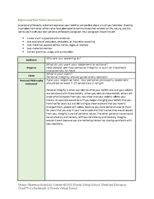 4.04 (1) - flvs english 3 assignment - A Close Look at Nature ...