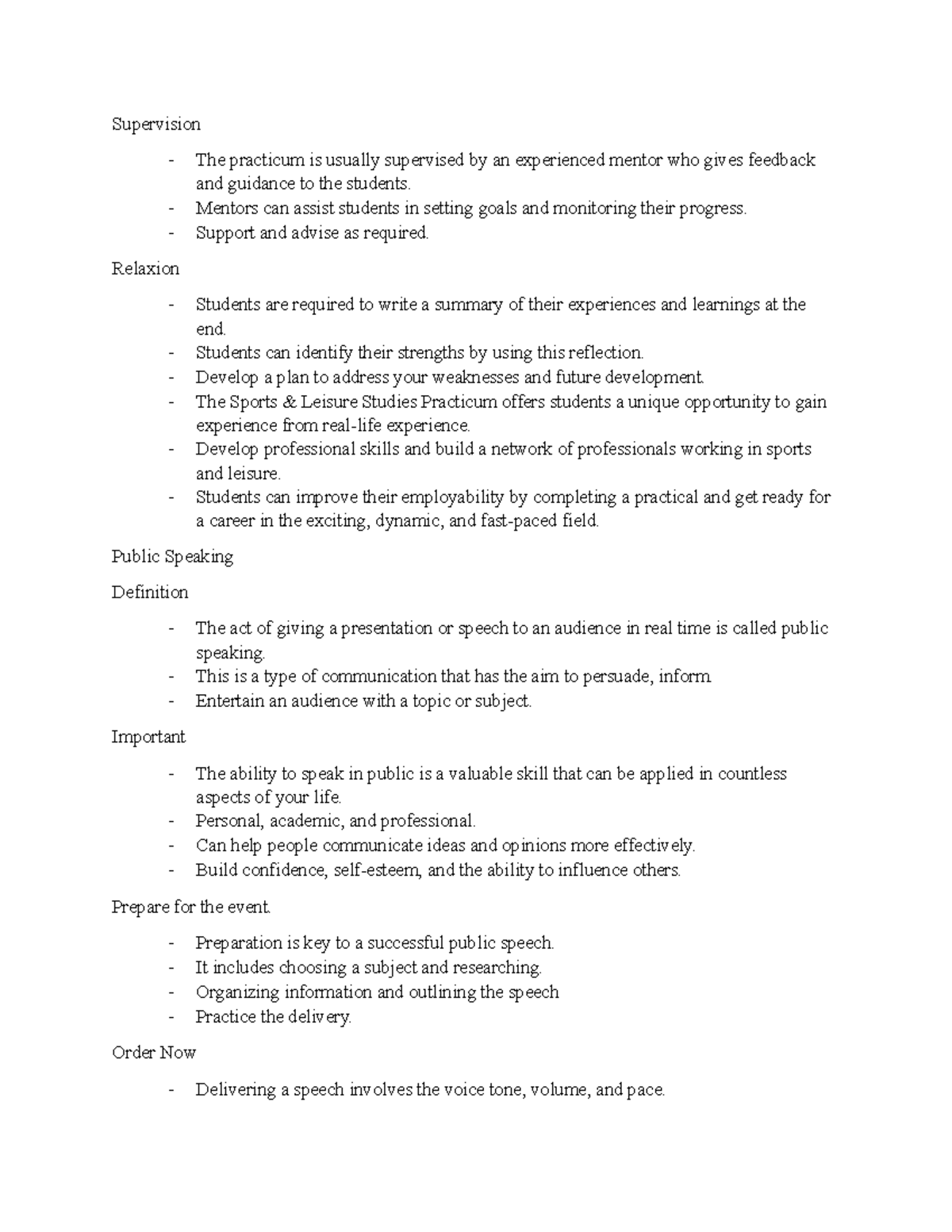 HEW 307 Notes 31 - Oral and written communication skills appropriately ...