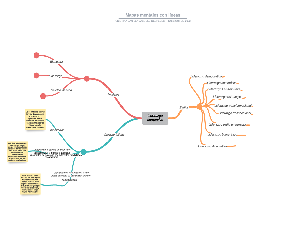 Mapa Liderazgo Liderazgo Adaptativo Estilos Liderazgo Laissez Faire