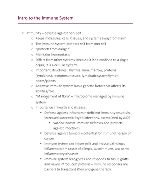 Components of the Innate System - Studocu
