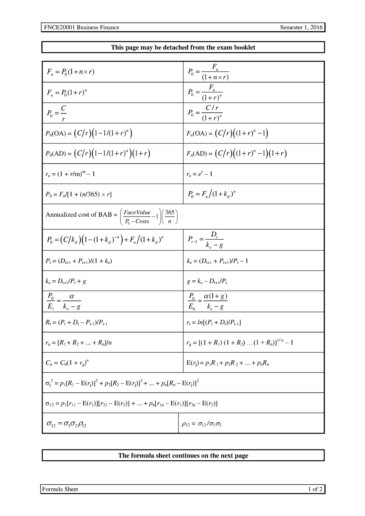 formula-sheet-fnce20001-business-finance-semester-1-2016-formula