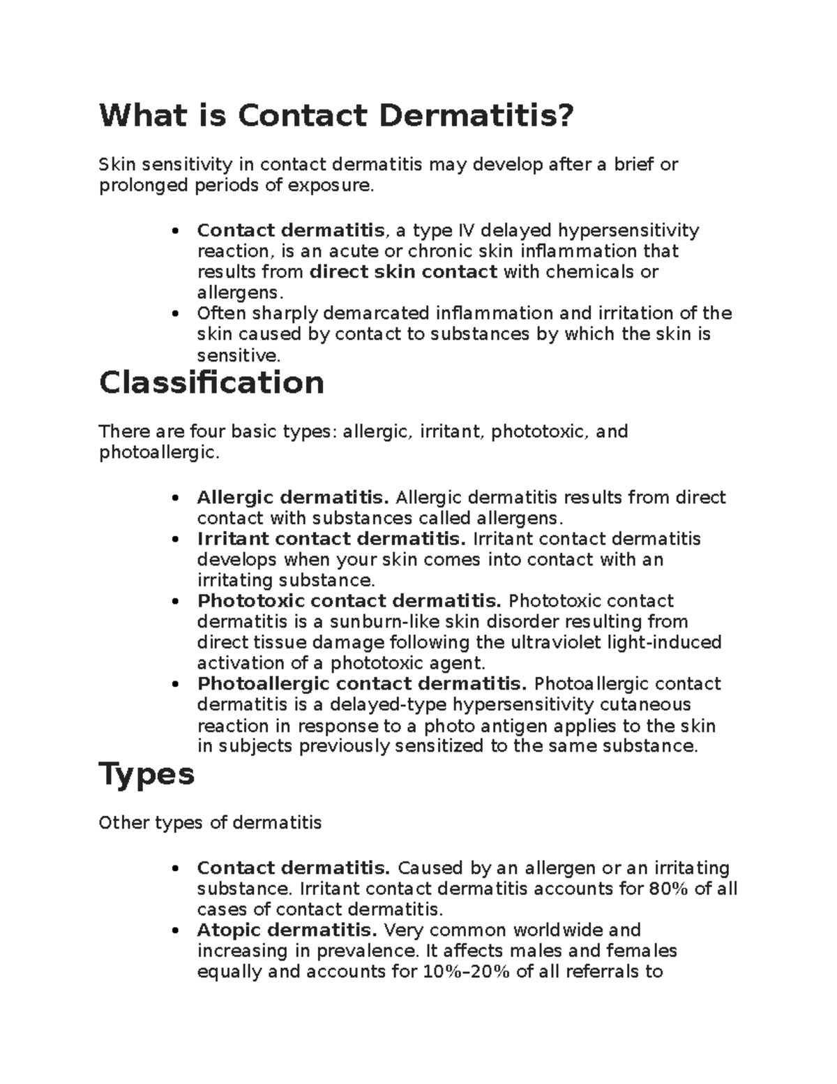 Contact Dermatitis - fffff - What is Contact Dermatitis? Skin ...