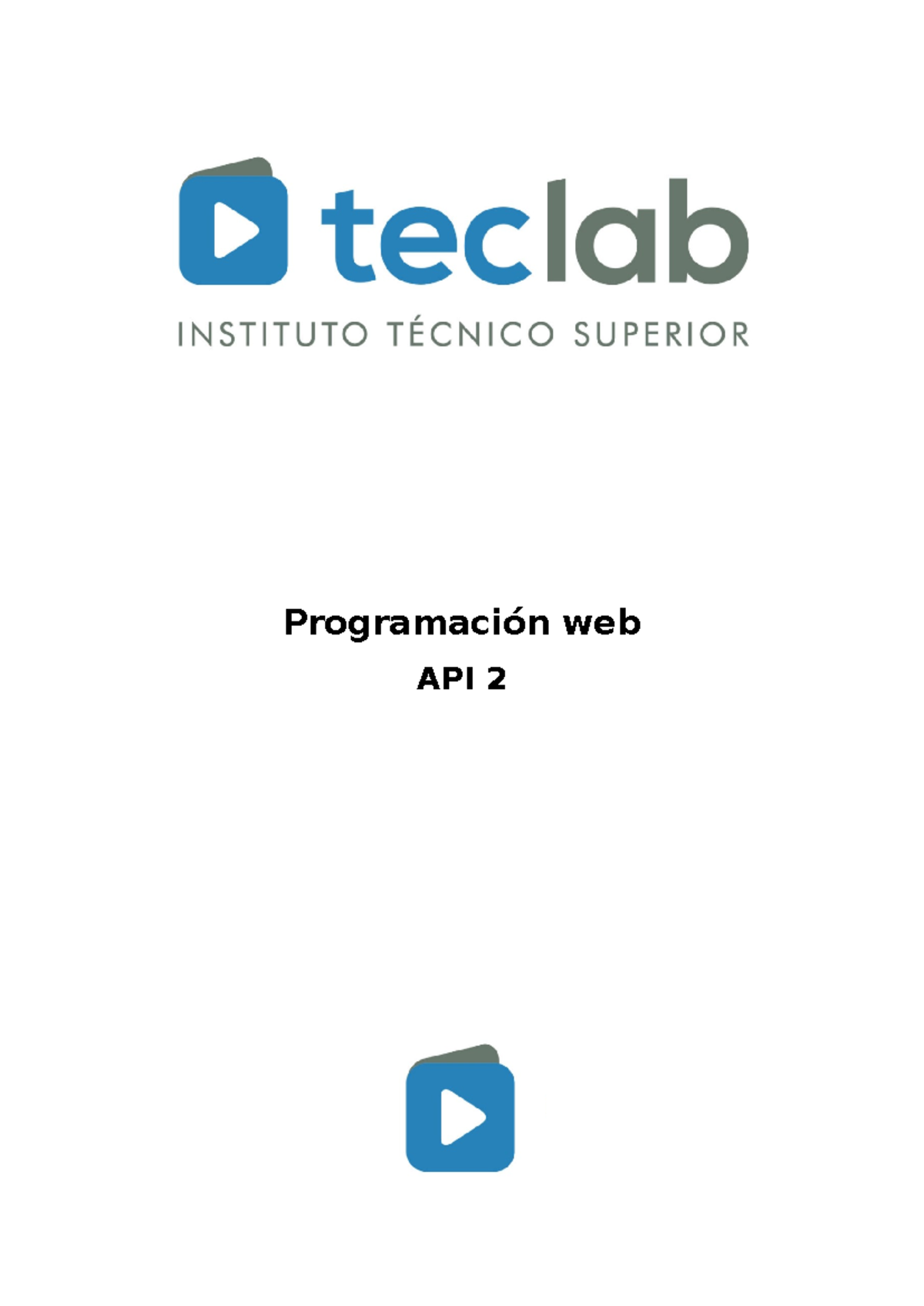 API2 - Apuntes de clases de la API2 de Programacion Web - Programación ...