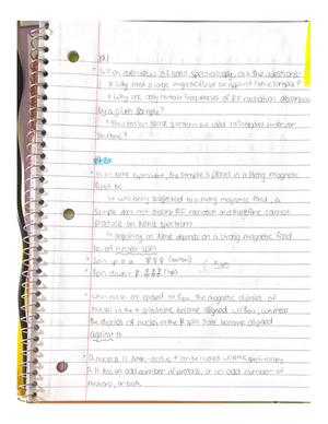 CH 16 Book Notes - Textbook information covering Chapter 16. - CHEM ...