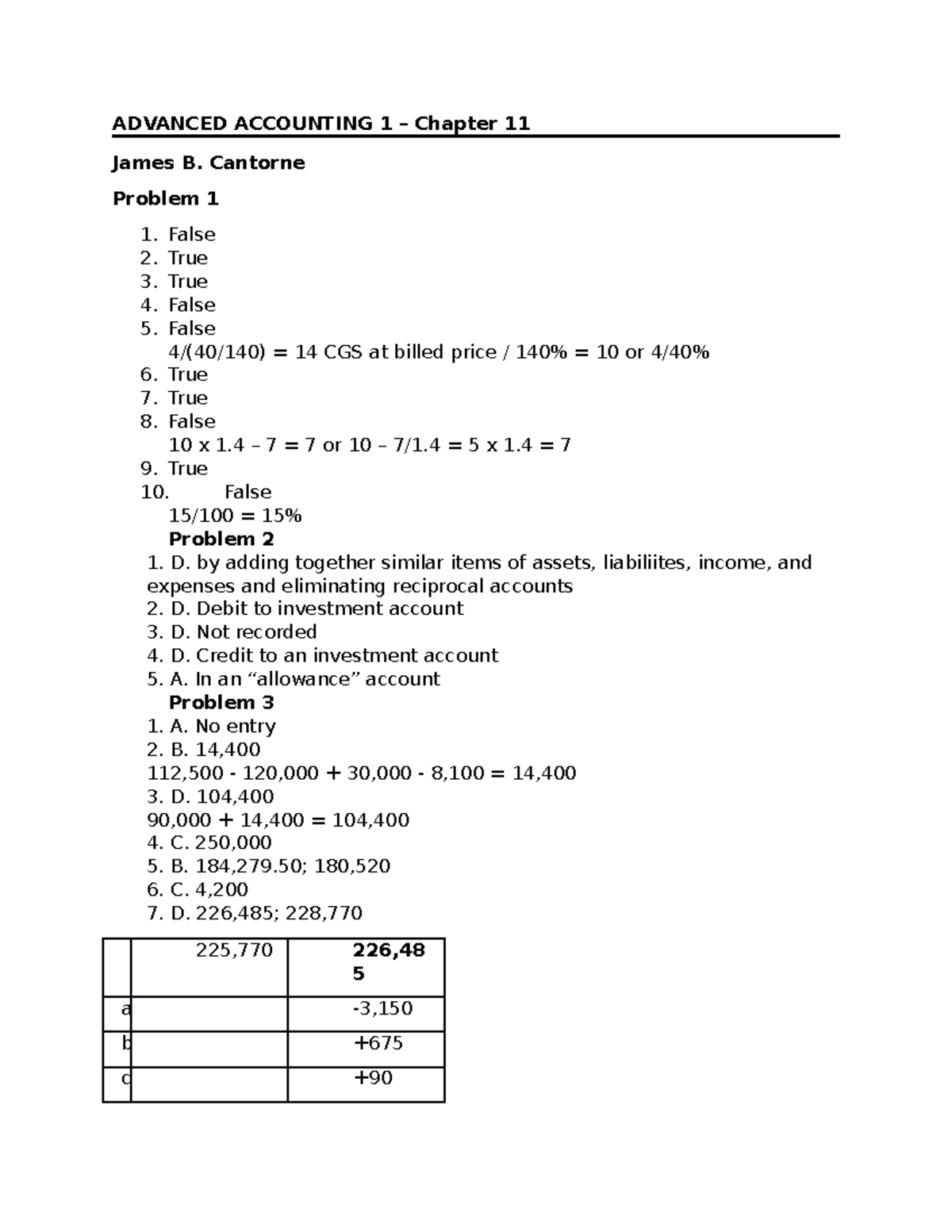 Advanced Accounting 1 Accounting for Specialized Transaction