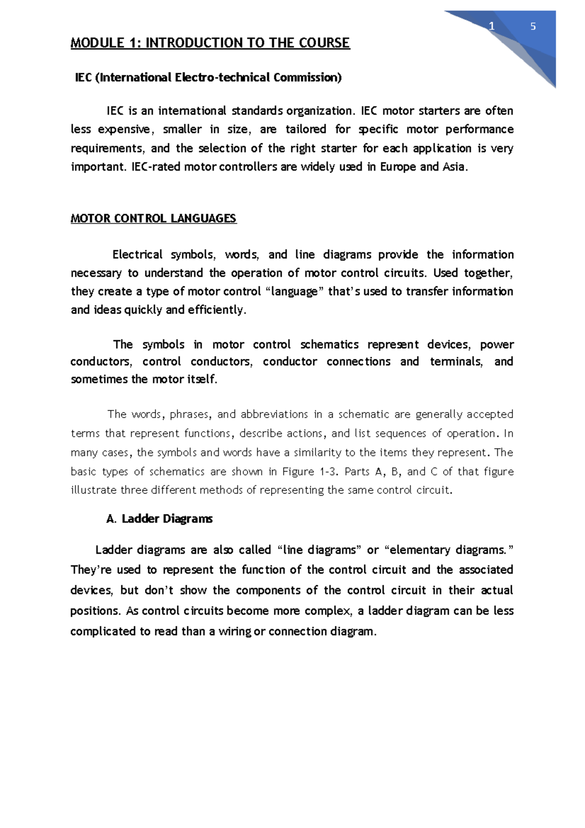 Module 1 Lesson 1 Part 2 1 Module 1 Introduction To The Course Iec Module 1 Lesson 1 Part 2 1 Module 1 Introduction To The Course Iec