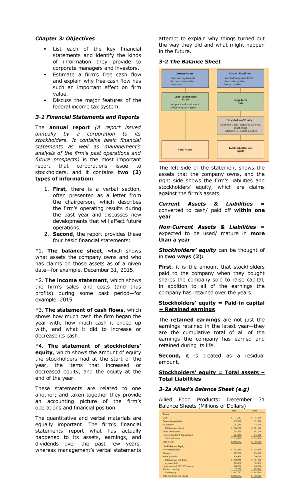 Finman-Chapter-3complete - Chapter 3: Objectives List Each Of The Key ...