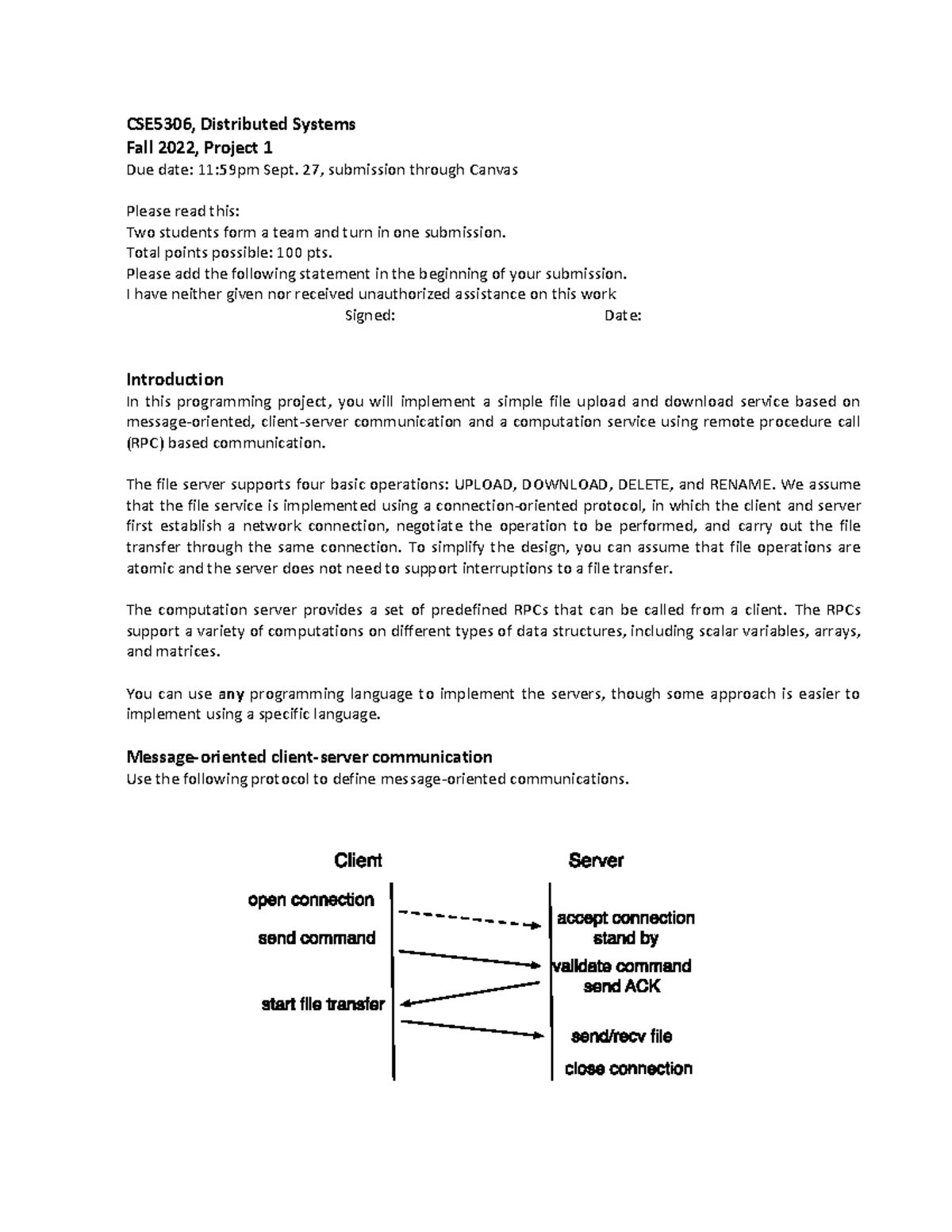 Project-1-fall2022 - etc - CSE5306, Distributed Systems Fall 2022 ...