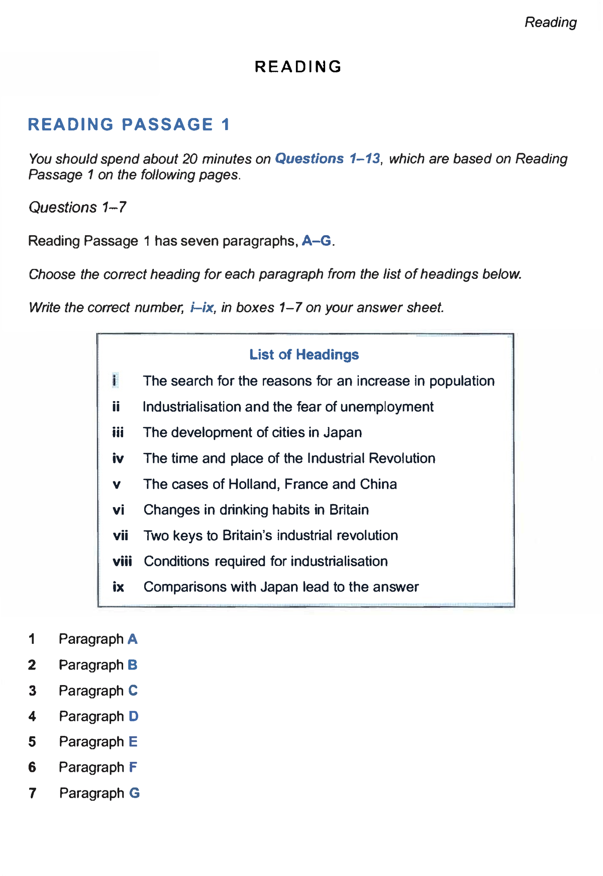 reading cam 10 test 3