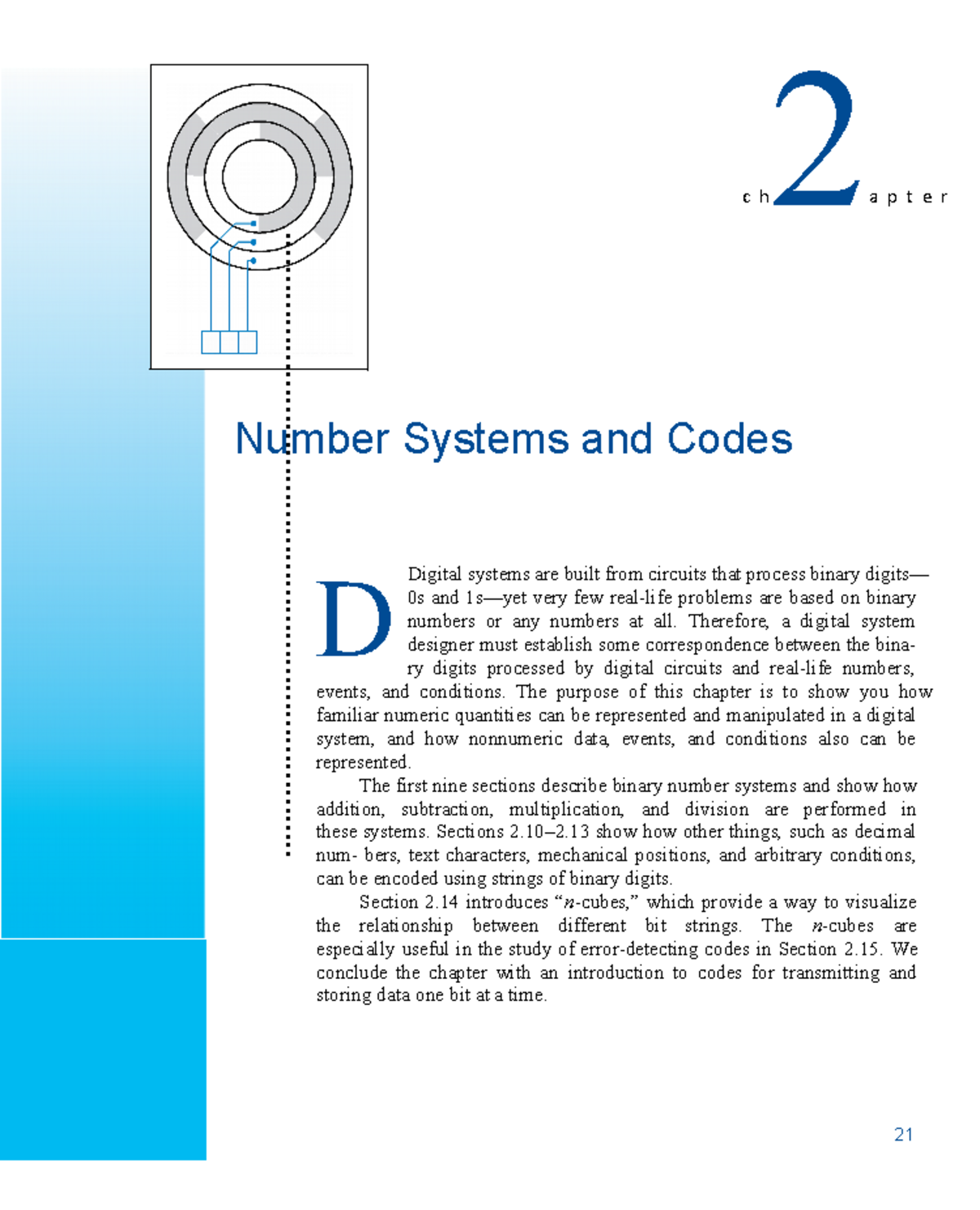 Numbers and Codes - c h 2 a p t e r Number Systems and Codes D Digital ...
