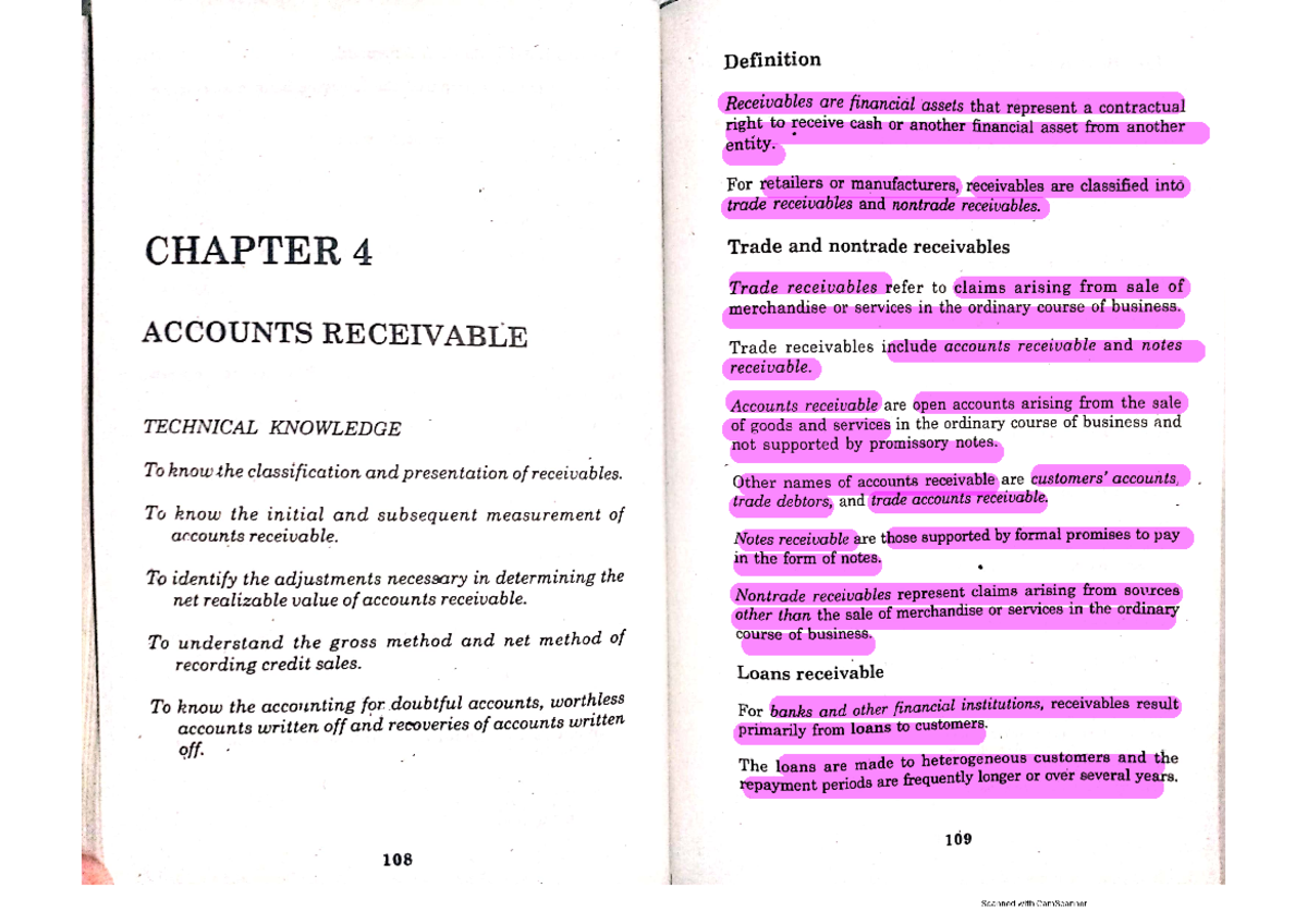 Chap-4-Accounts Receivable - Accountancy - Studocu