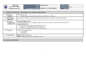 DLL Matatag TLE 7 Q1 W2 - NONE - MATATAG K to 10 Curriculum Weekly ...