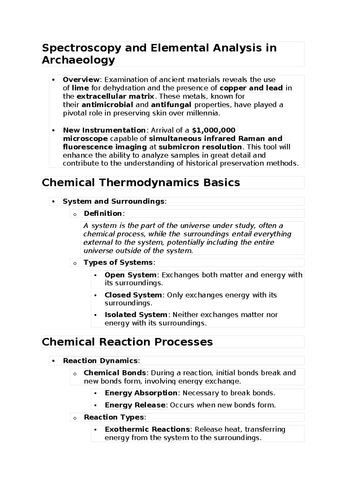 thermodynamic ( formulas and other) - Spectroscopy and Elemental ...