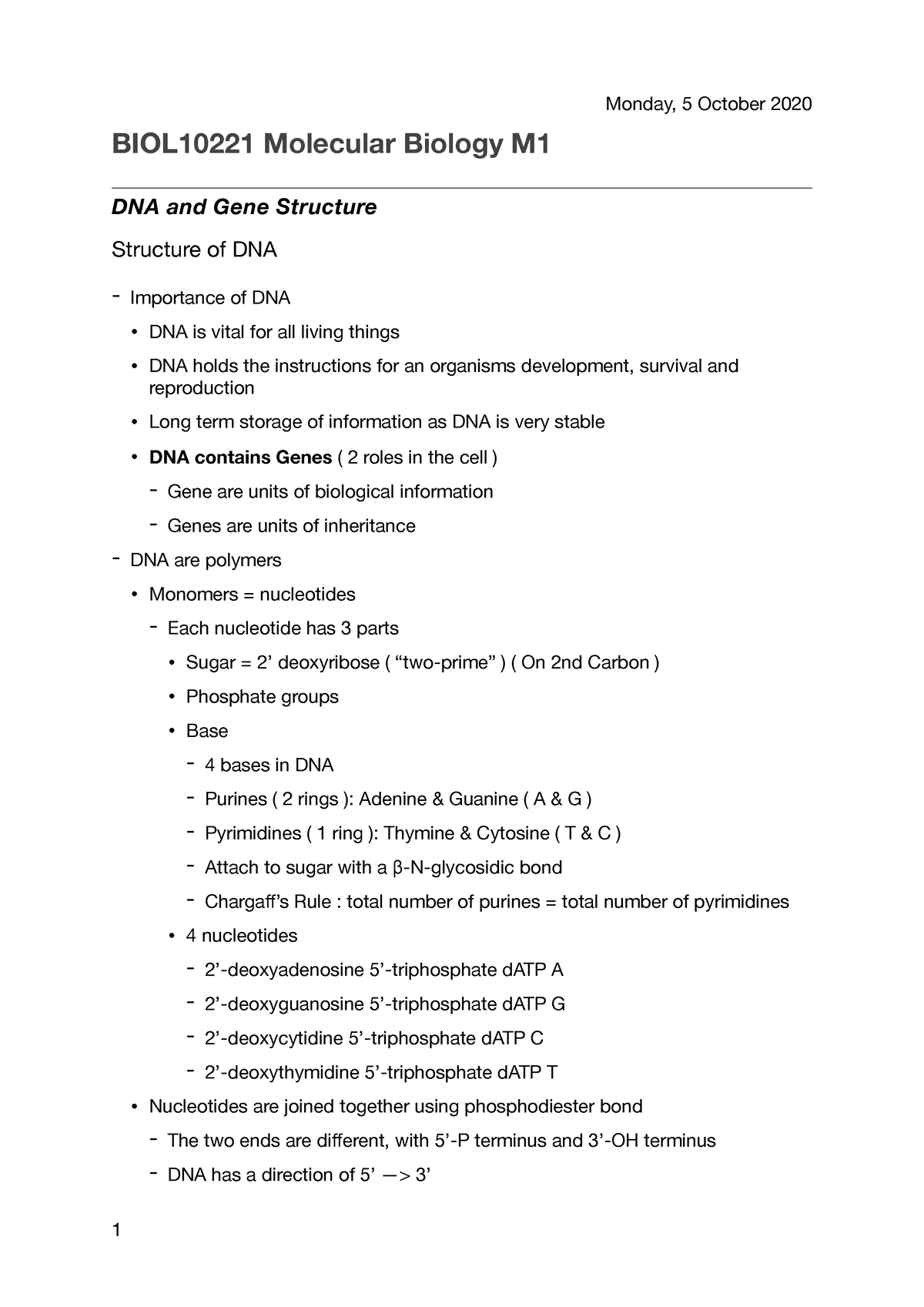 molecular-biology-module-1-dna-and-gene-structure-biol10221-molecular