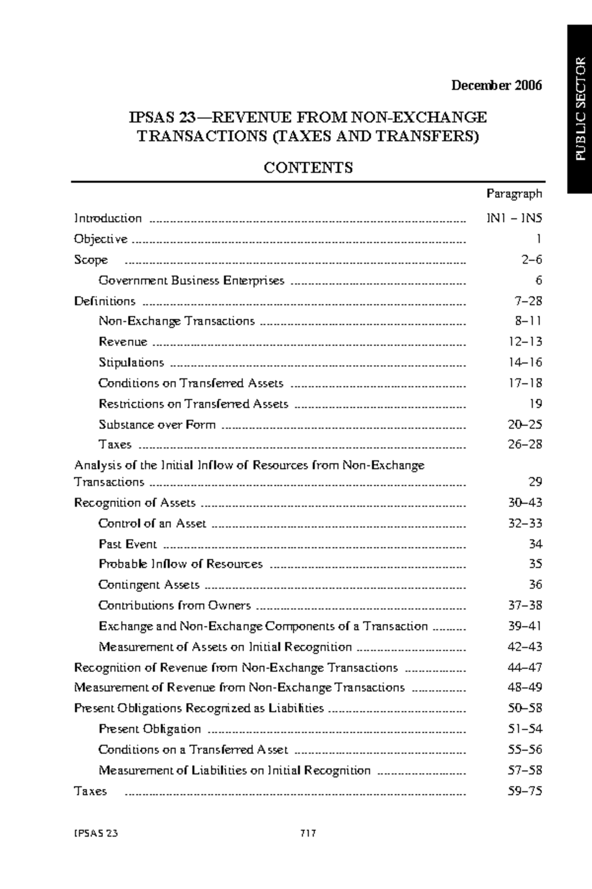 Ipsas 23 revenue from non 3 - PUBLIC SECTOR IPSAS 23―REVENUE FROM NON ...