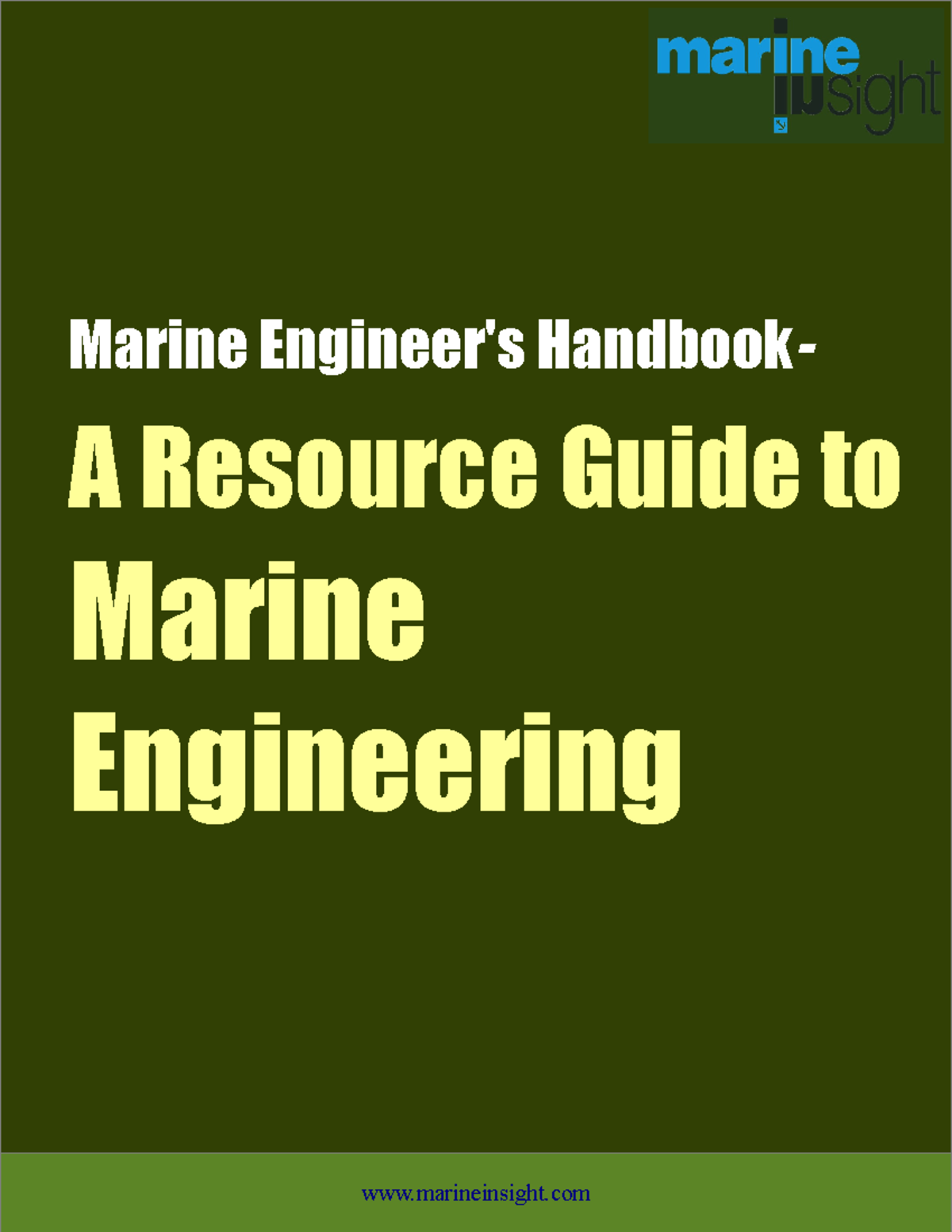 Marine Engineering Book Marine Engineer's Handbook A Resource Guide to Marine Engineering