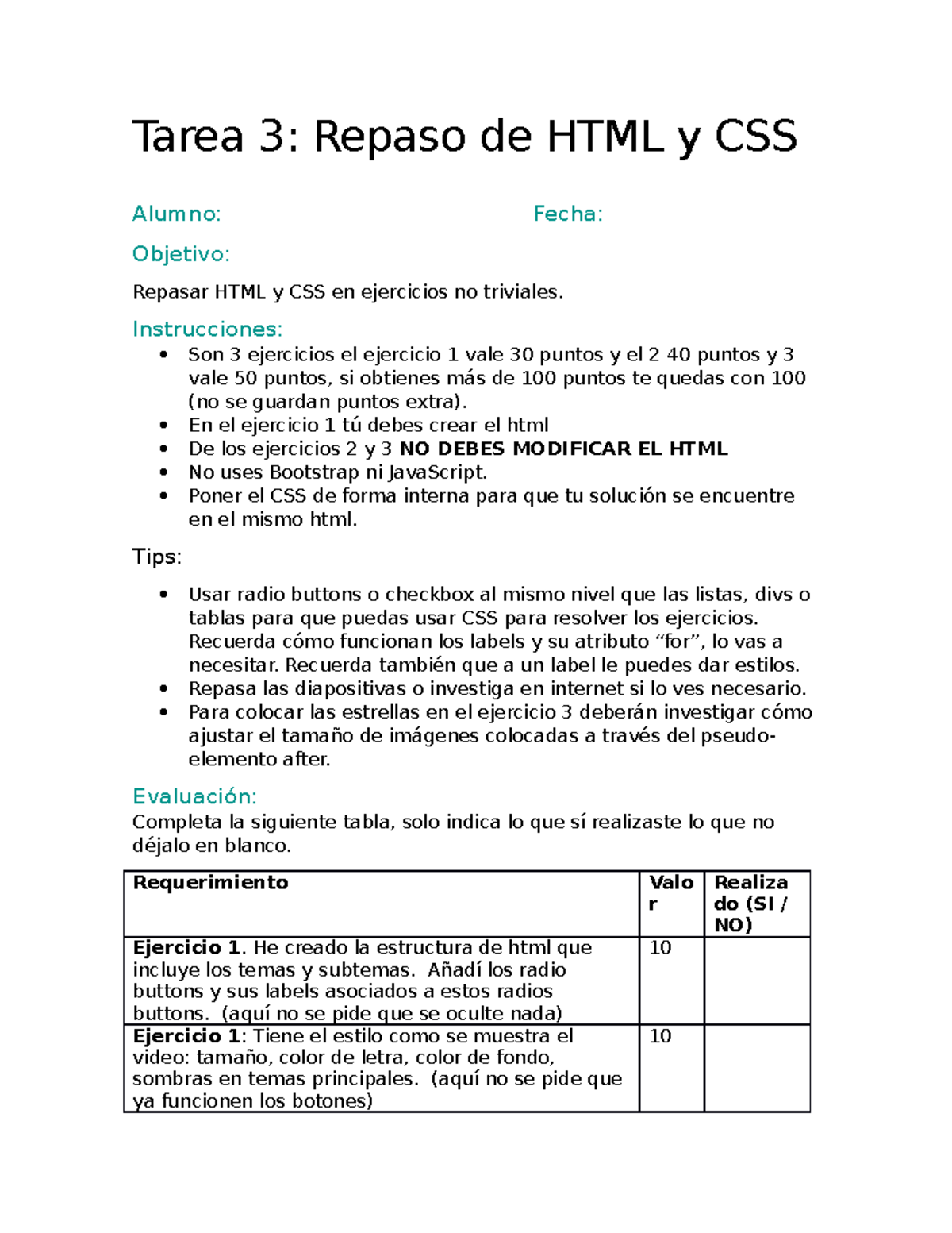 Tarea 3 Repaso Html Y Css Iteso Studocu