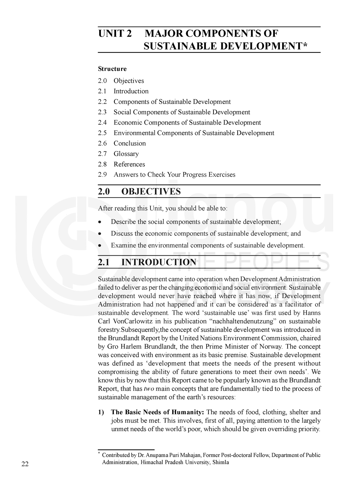 unit-2-concept-of-sustainable-development-unit-2-major-components-of