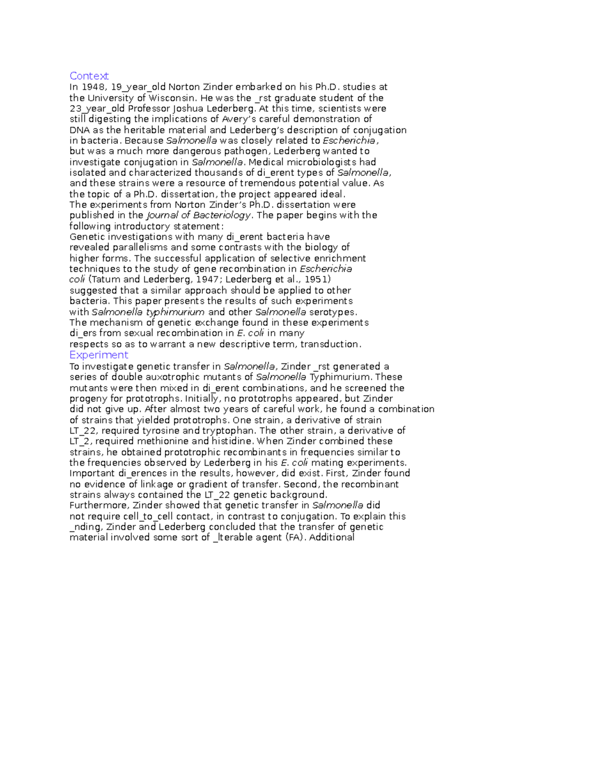 Cell Morphology and Cell Structural Description Context In 1948, 19