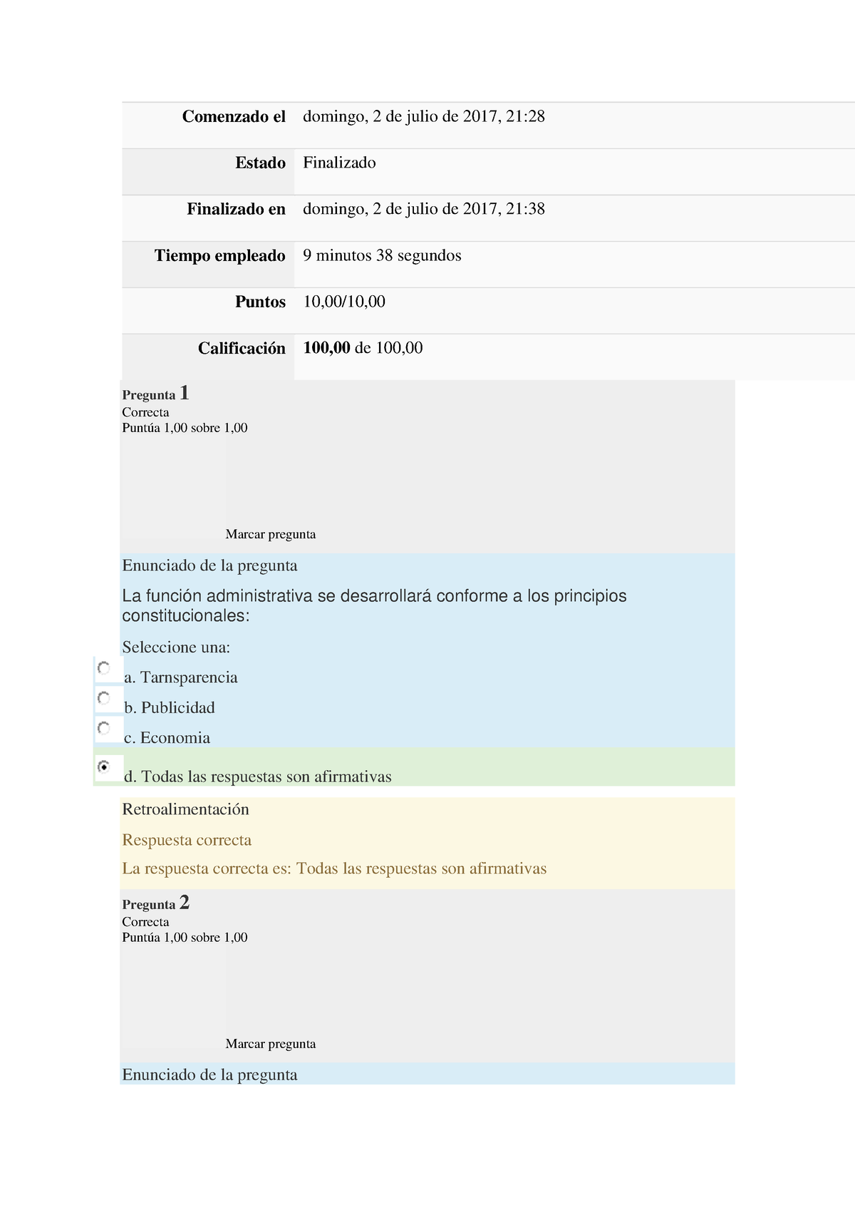 353348710 Evaluacion 1 Final - Comenzado El Domingo, 2 De Julio De 2017 ...