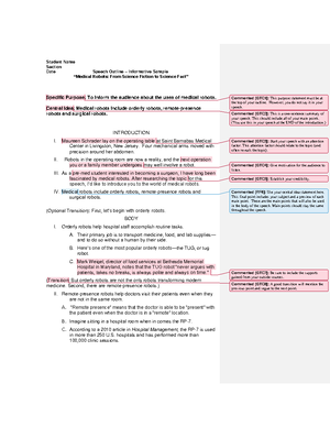 200 SPC Outline Example - INFORMATIVE SPEECH OUTLINE General Purpose ...