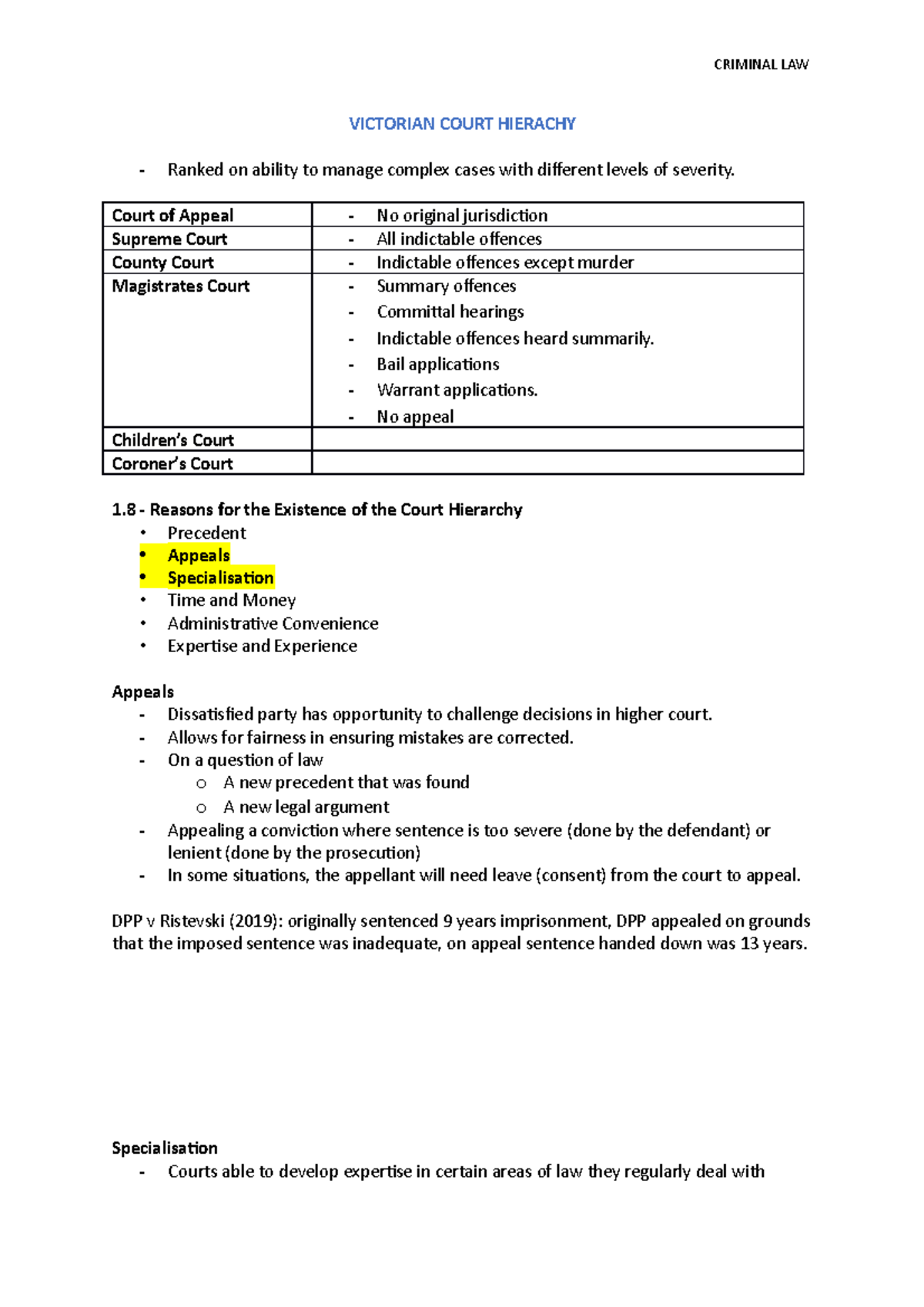 criminal-law-notes-part-b-victorian-court-hierachy-ranked-on-ability