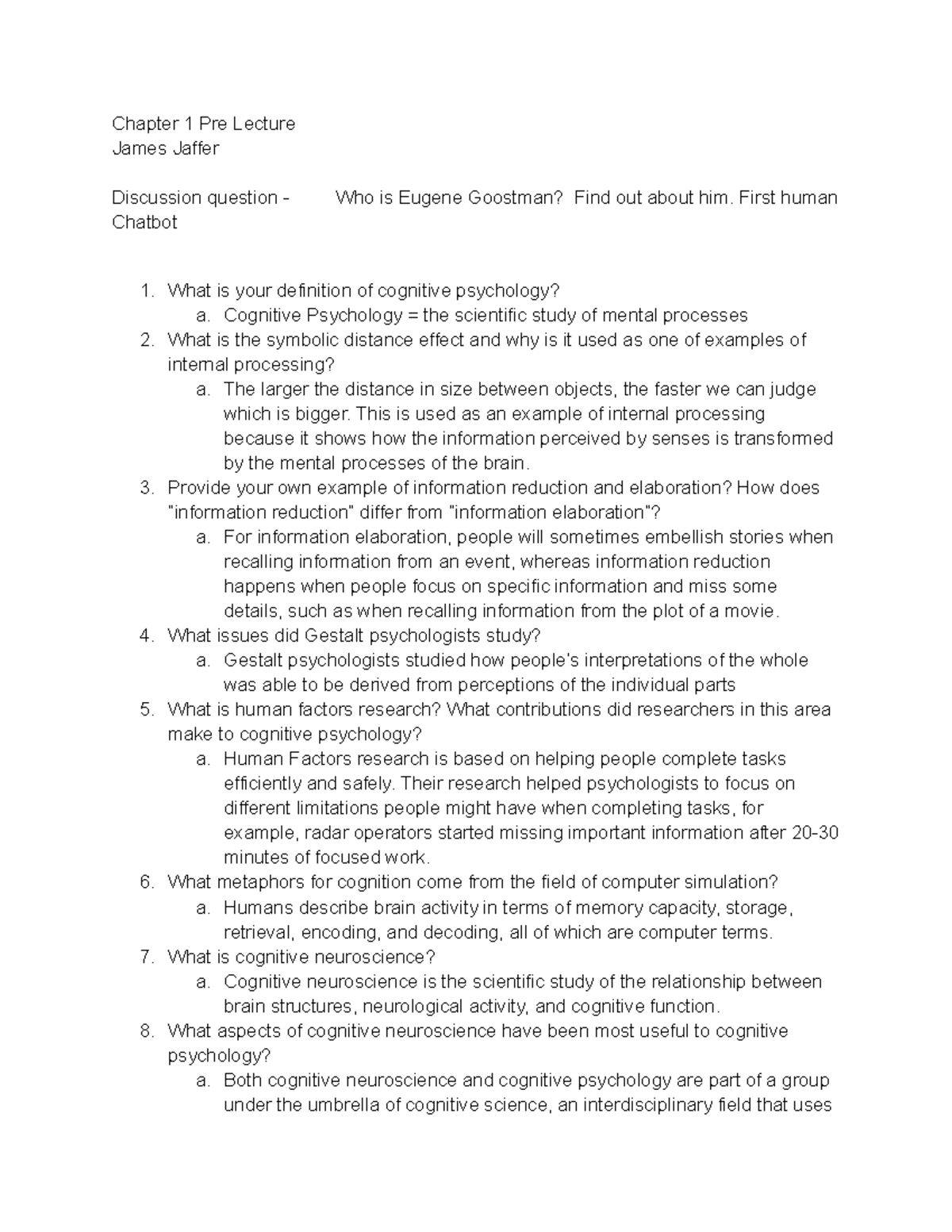 Chapter 1 Pre Lecture n/a Chapter 1 Pre Lecture James Jaffer