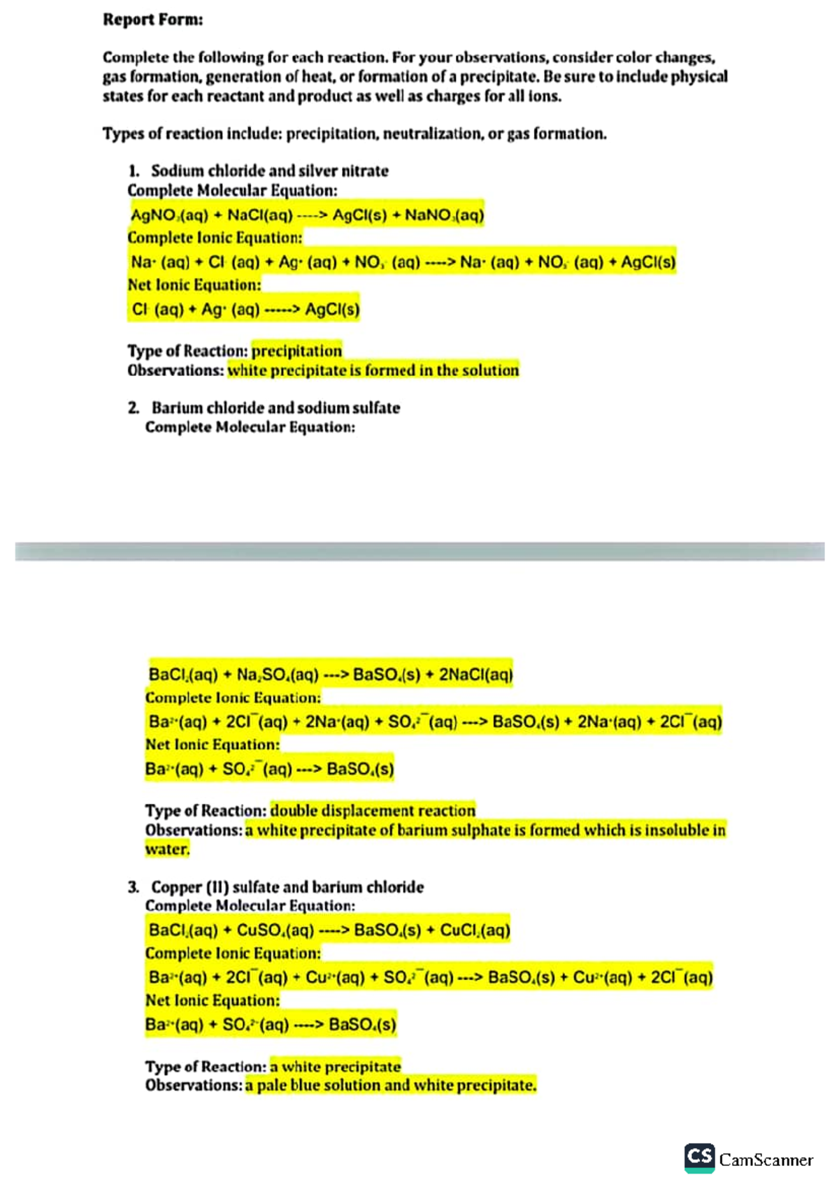 Lab 5 Report answers - Lab 5 - CHEM 1111 - Studocu