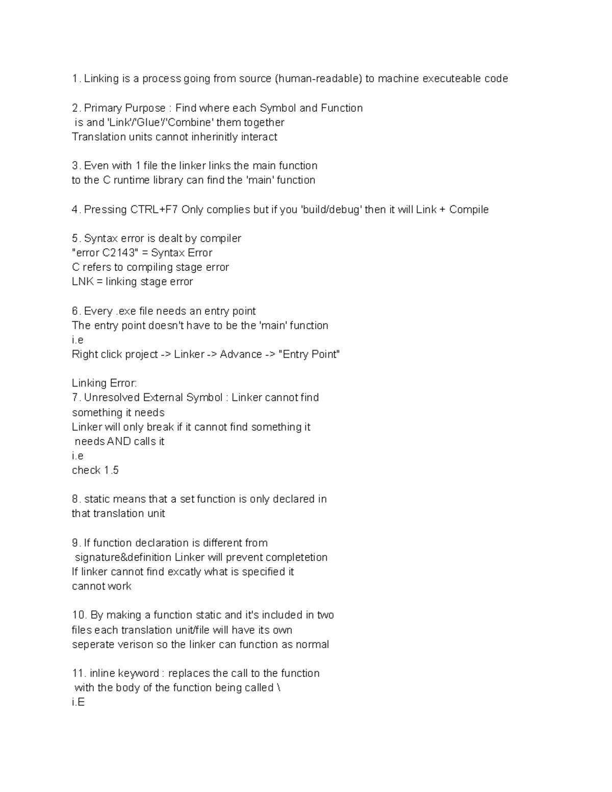 How C++ Linker Works - Linking is a process going from source (human ...
