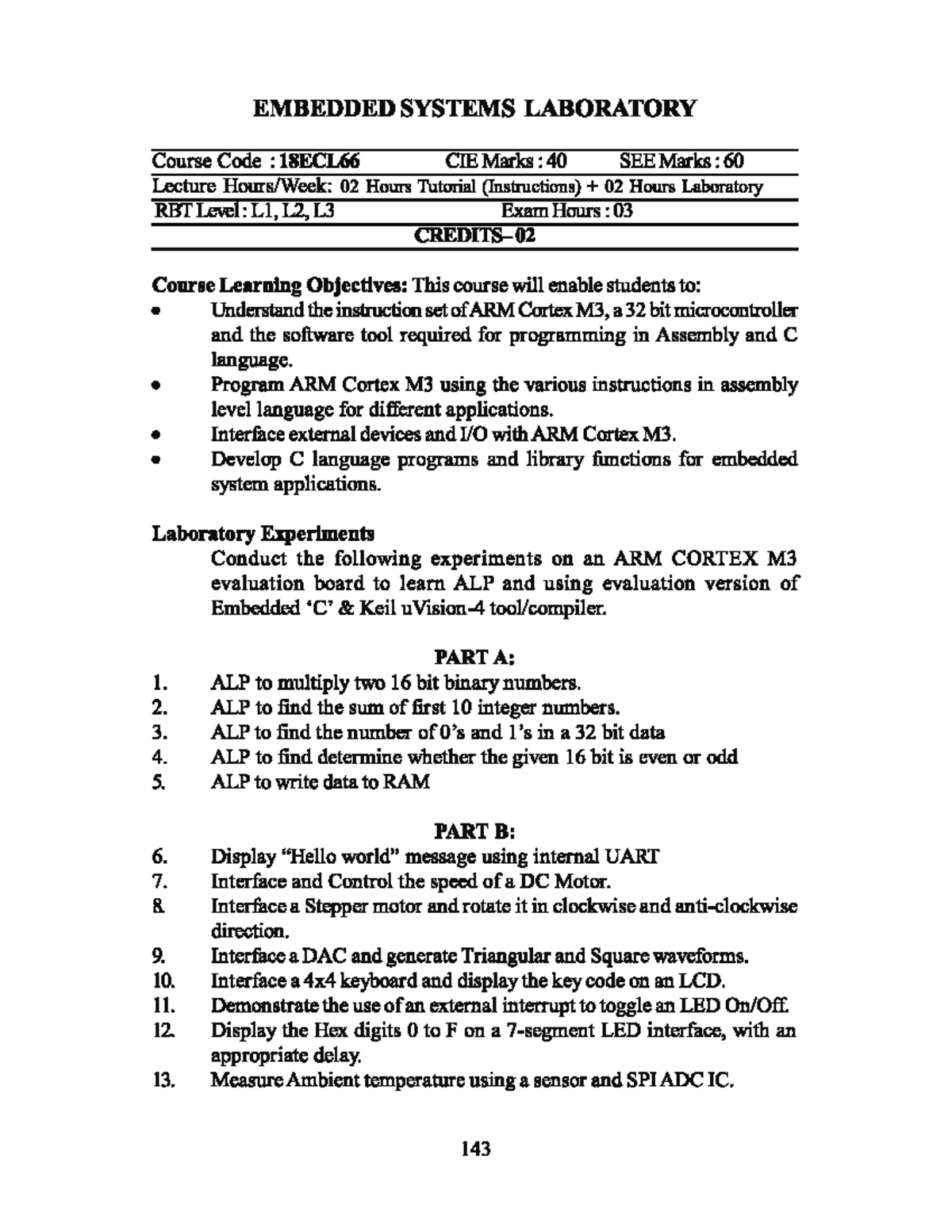 ES lab syllabus dsd Digital system Design Studocu