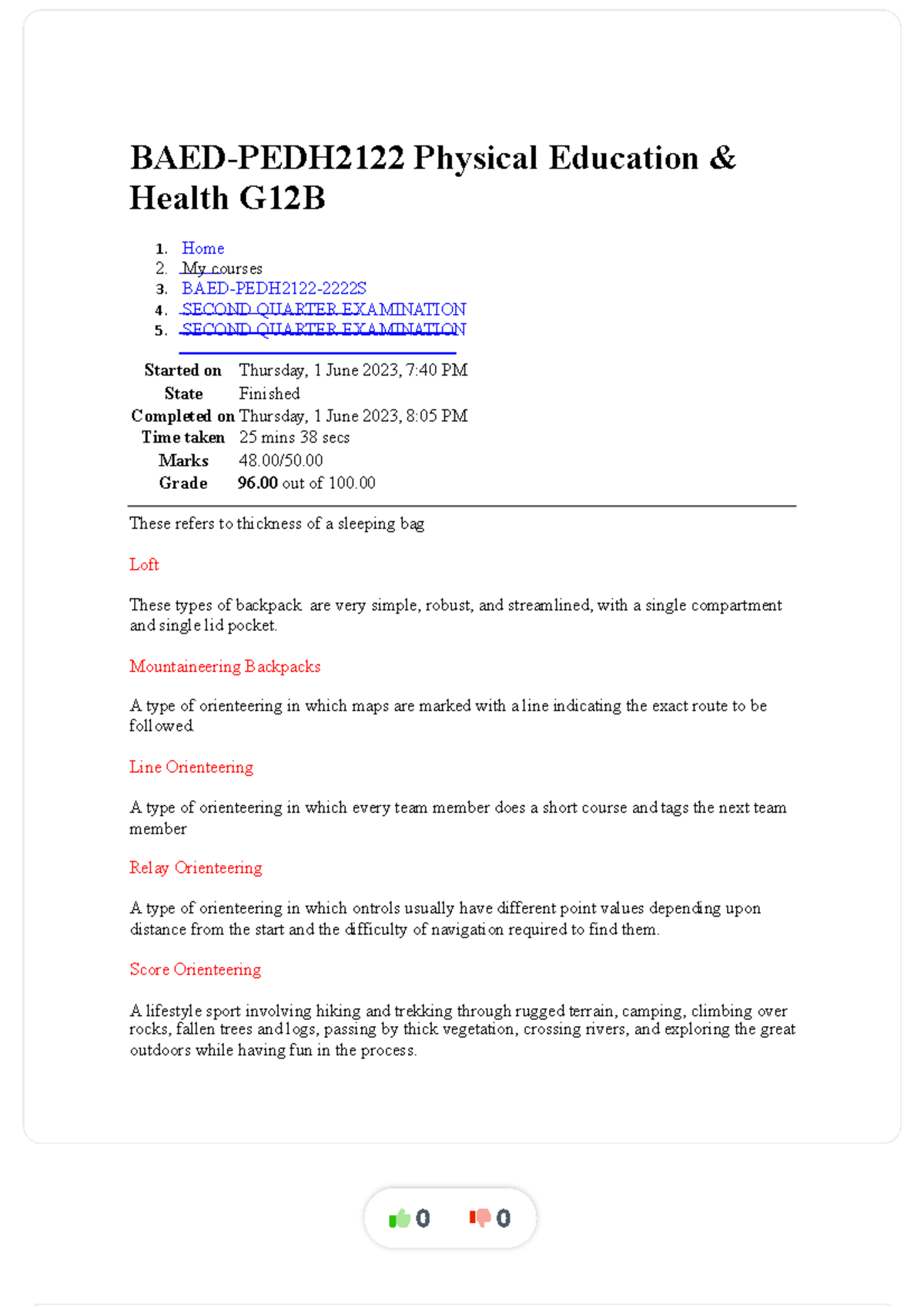 Pe2-exam-50-over-50-source compress - BAED-PEDH2122 Physical Education ...