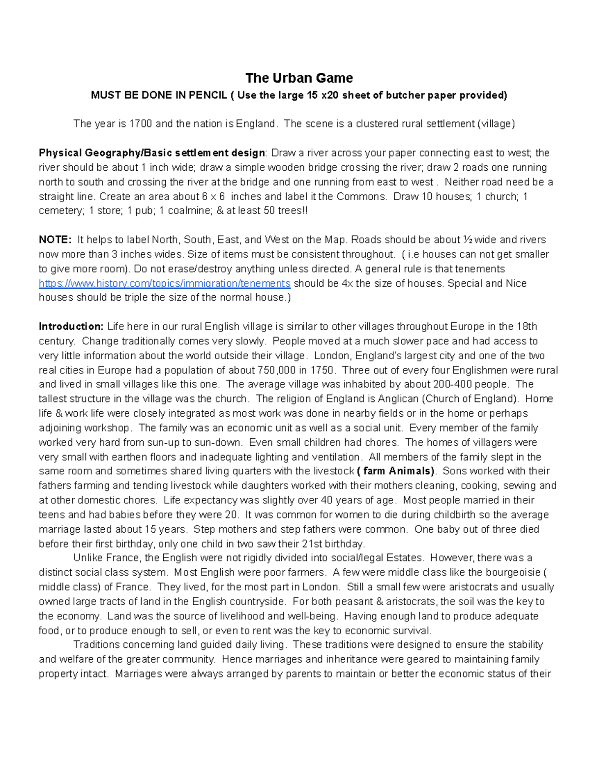 Sunny Won Urban Game Analysis for Global Geography The Urban Game