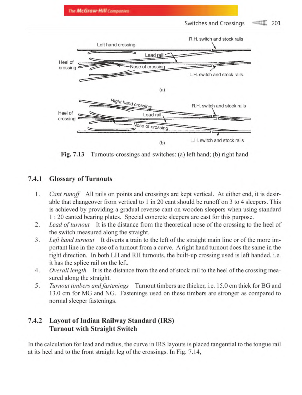 Railway Track Engineering ( PDFDrive )38 Thr McGraw Mill Cemponm m Switches and Crossings