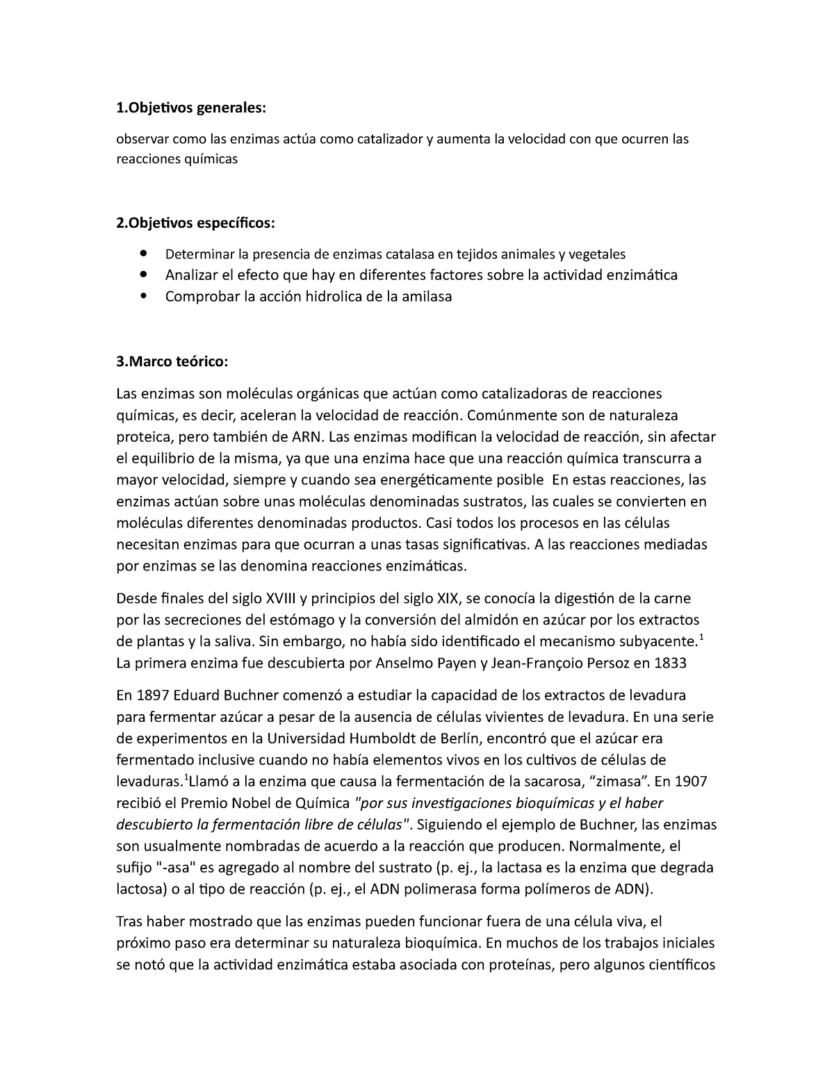 Enzimas - La gráfica (proporcionada por el Departamento de Energía de ...