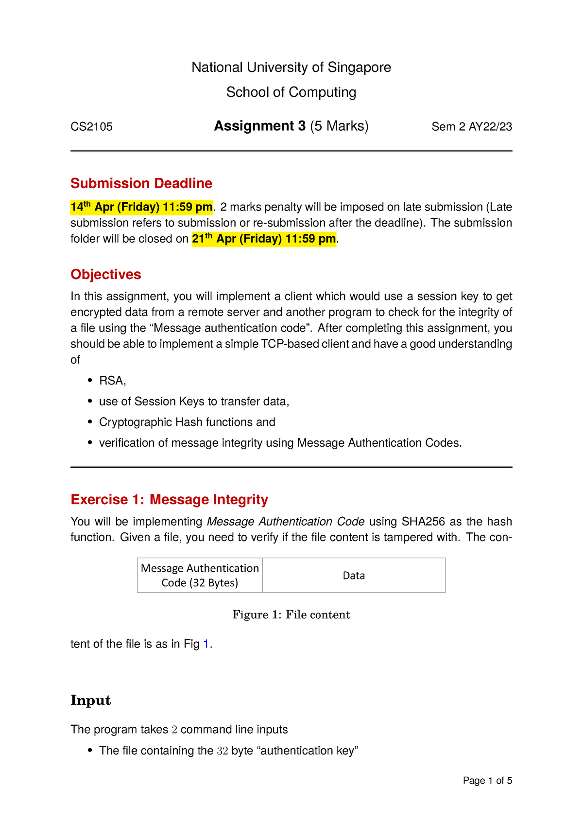 penalty for late submission of assignment unisa