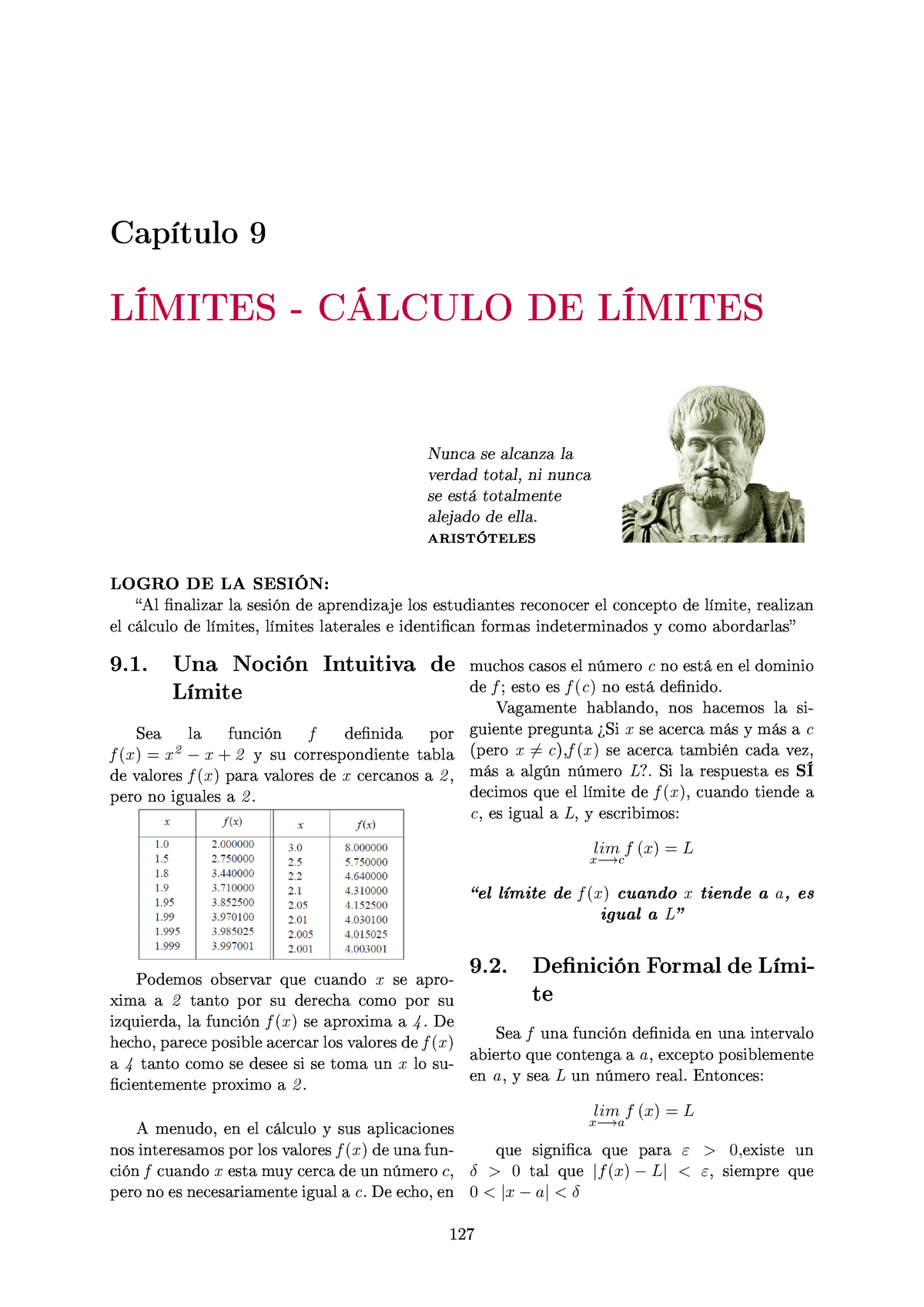 S06.s2 - 1 Limites Propiedades Y Calculo DE Limites - ♣ít ♦ - Studocu