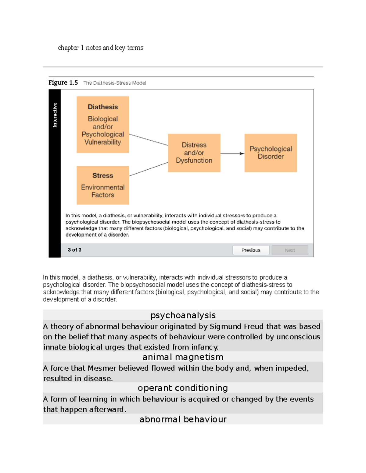 Chapter 1 notes and key terms - chapter 1 notes and key terms In this ...