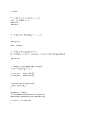 CS201-midterm subjectives solved with references by moaaz - - Studocu