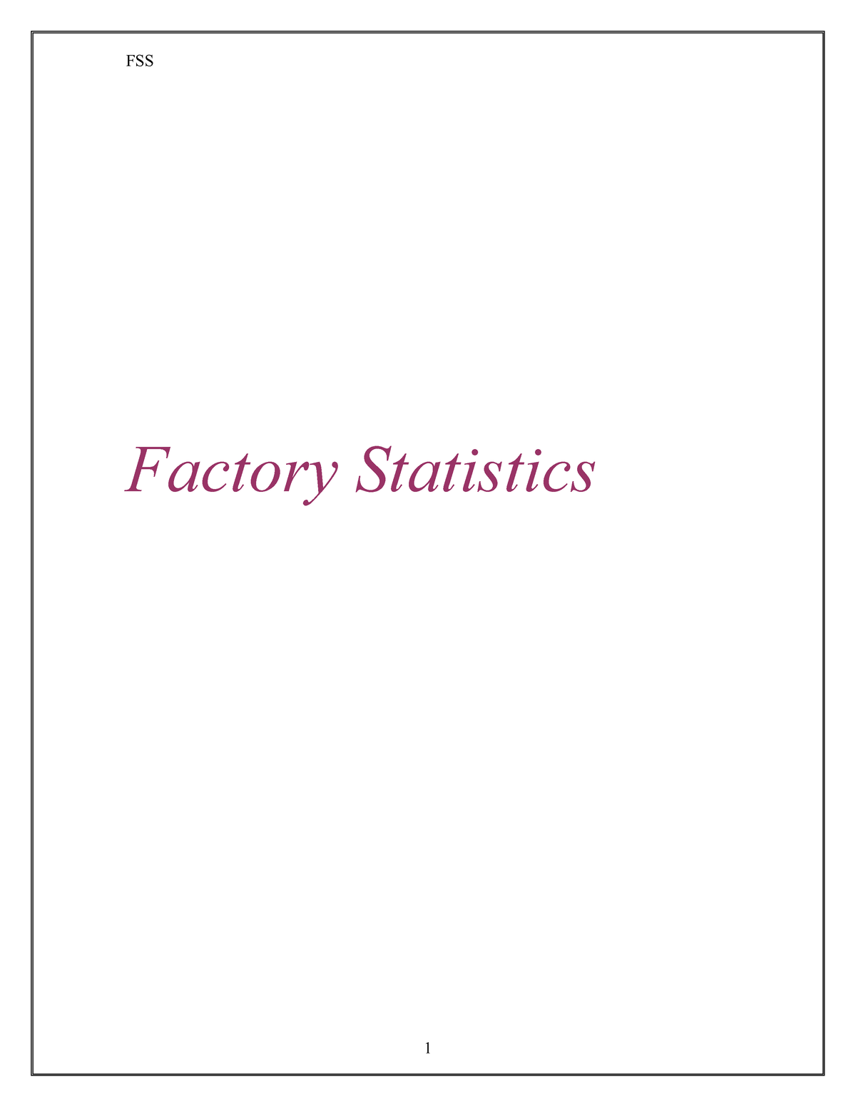 full-project-report-factory-statistics-abstract-factory-statistics