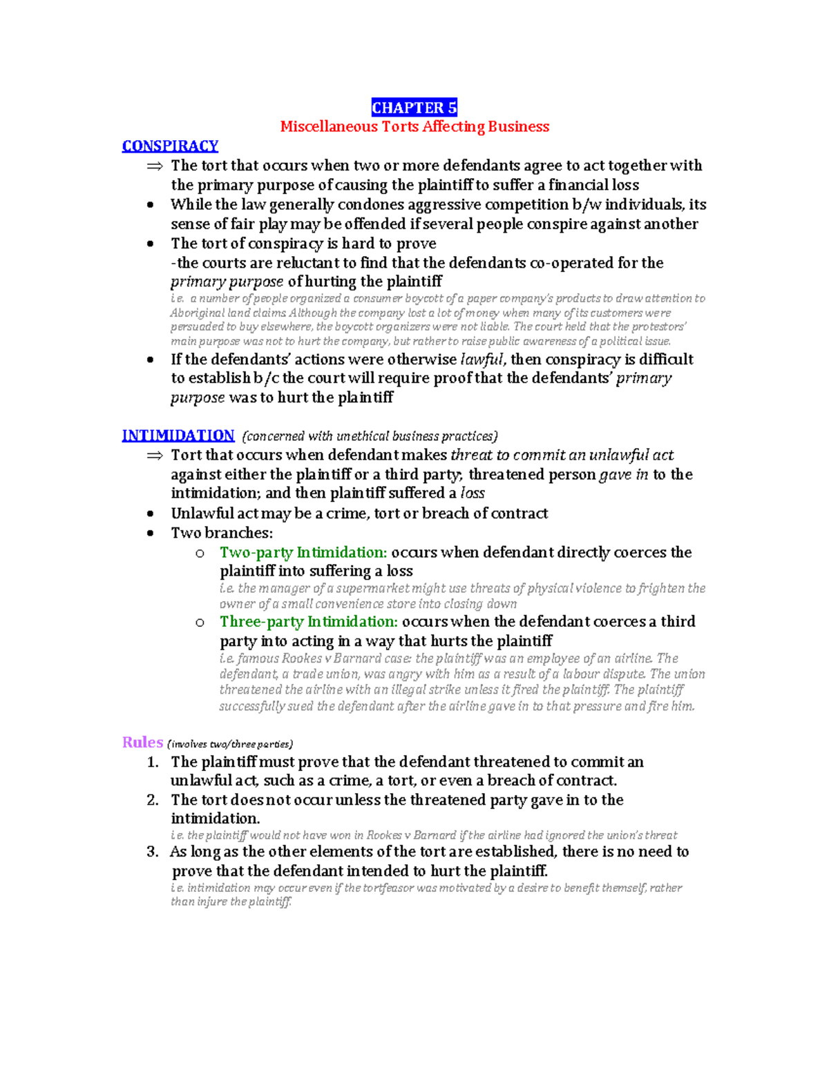 business-law-summary-chapter-5-chapter-5-miscellaneous-torts