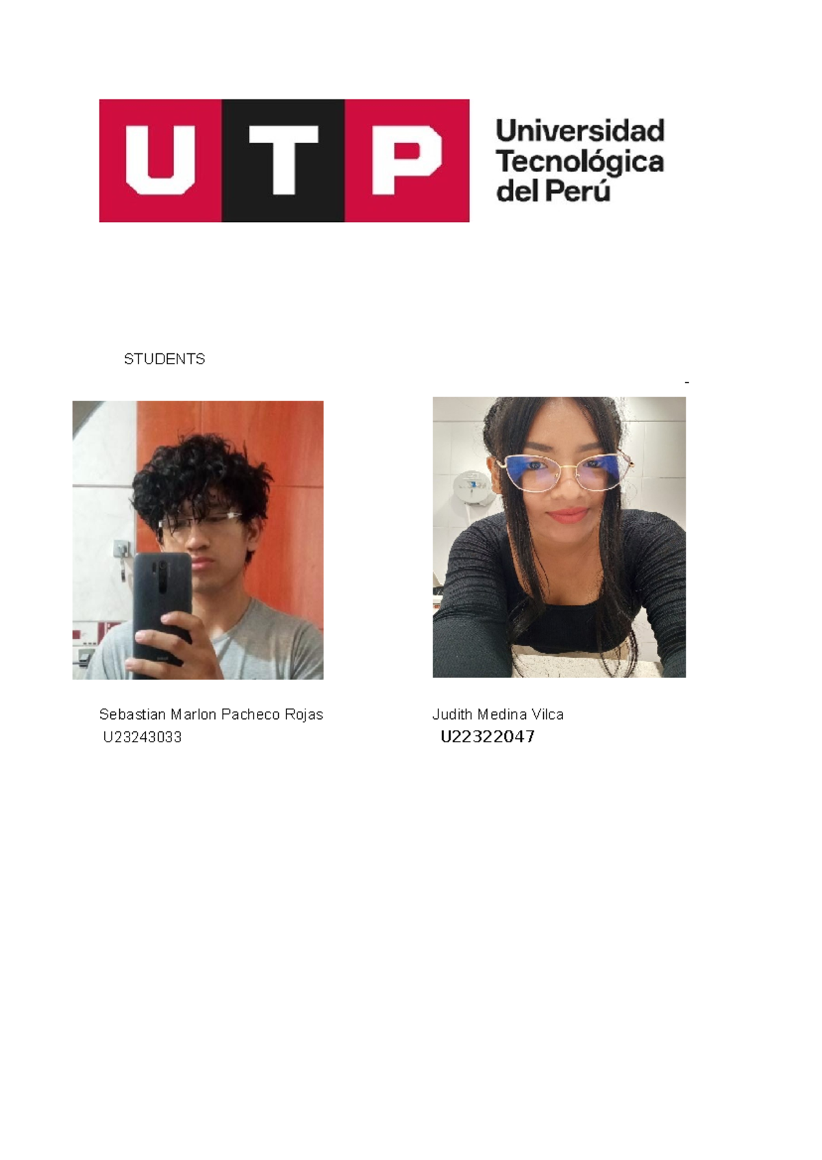 English 5 - STUDENTS - Sebastian Marlon Pacheco Rojas Judith Medina ...