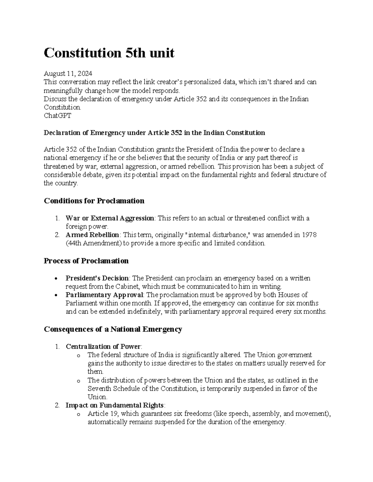 Constitution 5th unit P 5 - Constitution 5th unit August 11, 2024 This ...