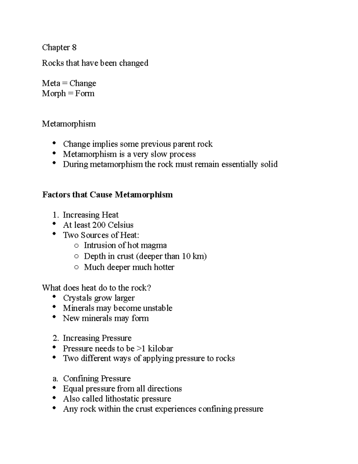 GEL 101 Chapter 8 - These notes are all you need for the whole semester ...