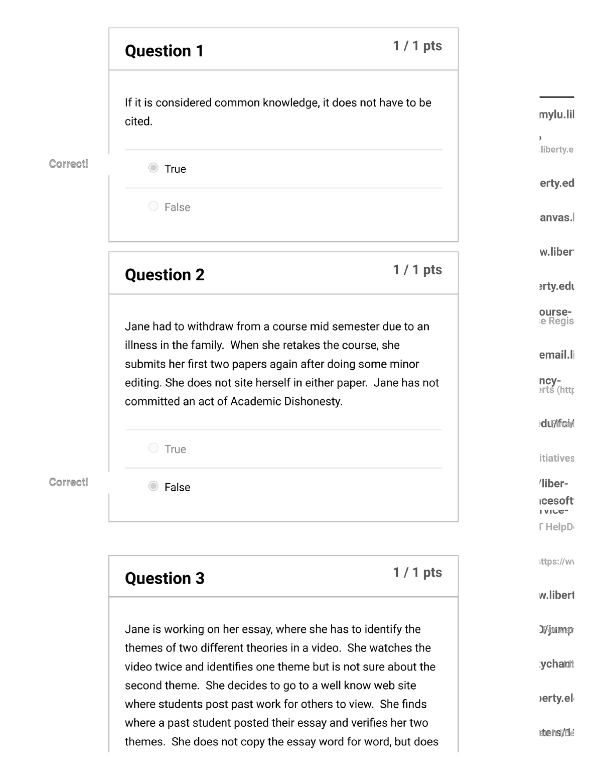 501 Quiz Academic Honesty And Plagiarism - COUC 501 - Studocu