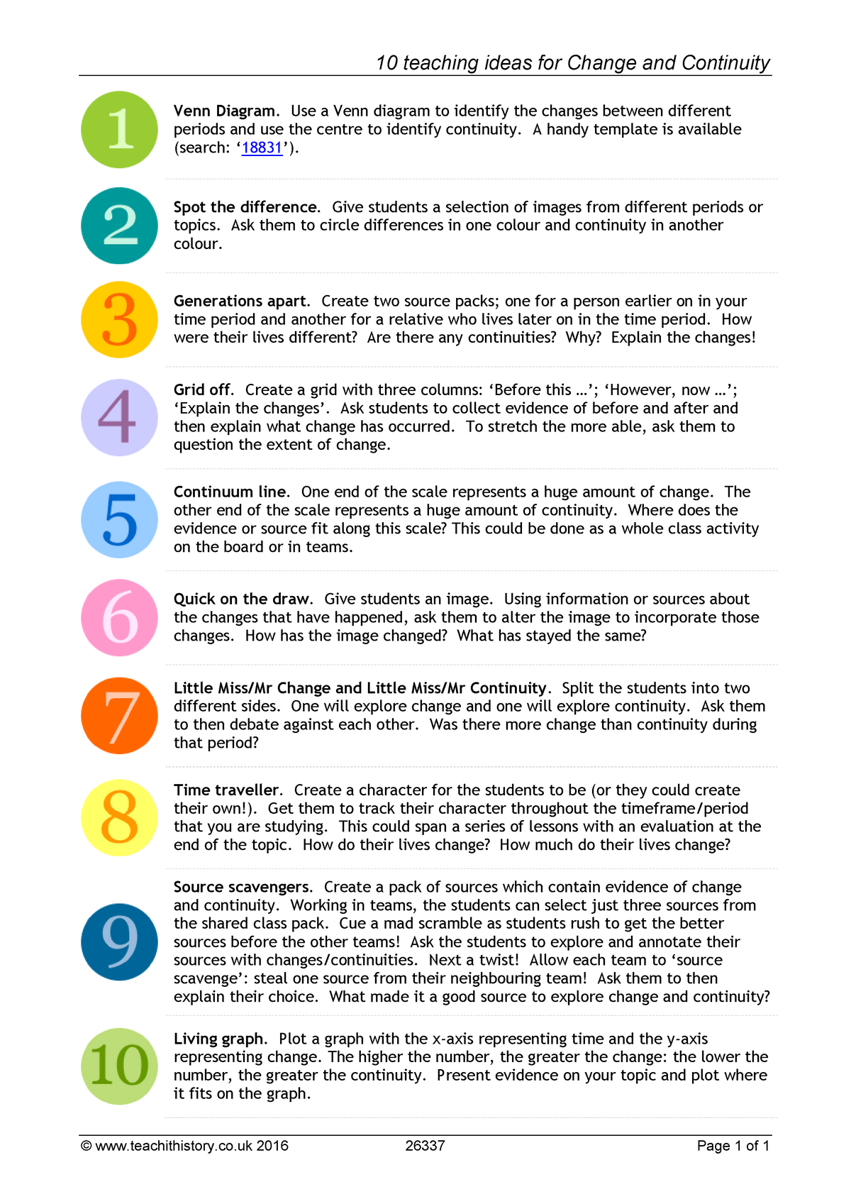 Change and Continuity - Lecture notes 1 - GES 220 - UP - Studocu